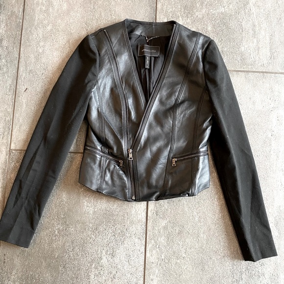 BCBG faux leather jacket size XS - Picture 1 of 3